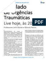 Live No Instagram - Simulado de Urgências Traumáticas