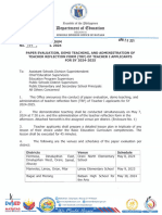 Division Memorandum No. 186 S. 2024v1