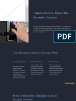 Biometric Security Systems
