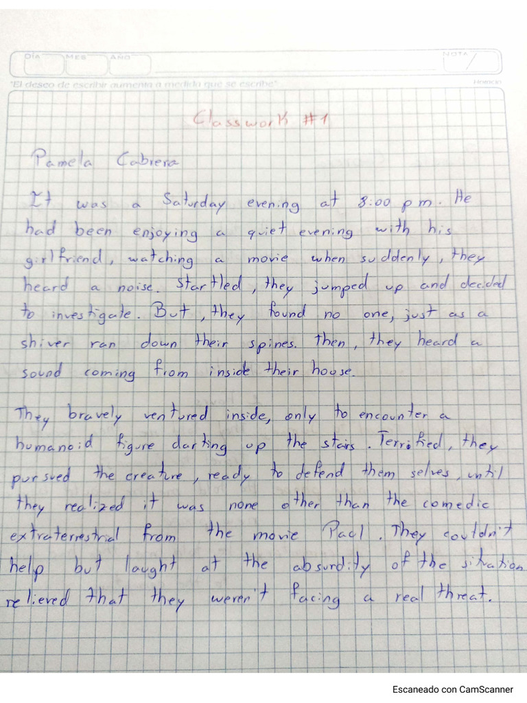 Classwork 1 Pamela Cabrera | PDF