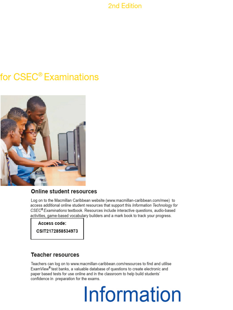 Information Technology For CSEC® Examinations - Nodrm | PDF ...
