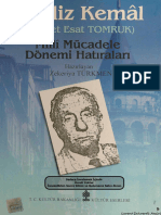 İngiliz Kemal Ahmet Esat Tomruk Milli Mücadele Dönemi Hatıraları
