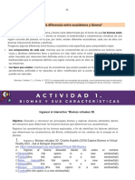 Tarea. Biomas. Completar Tabla