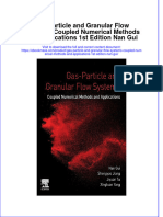 Read Online Textbook Gas Particle and Granular Flow Systems Coupled Numerical Methods and Applications 1St Edition Nan Gui Ebook All Chapter PDF