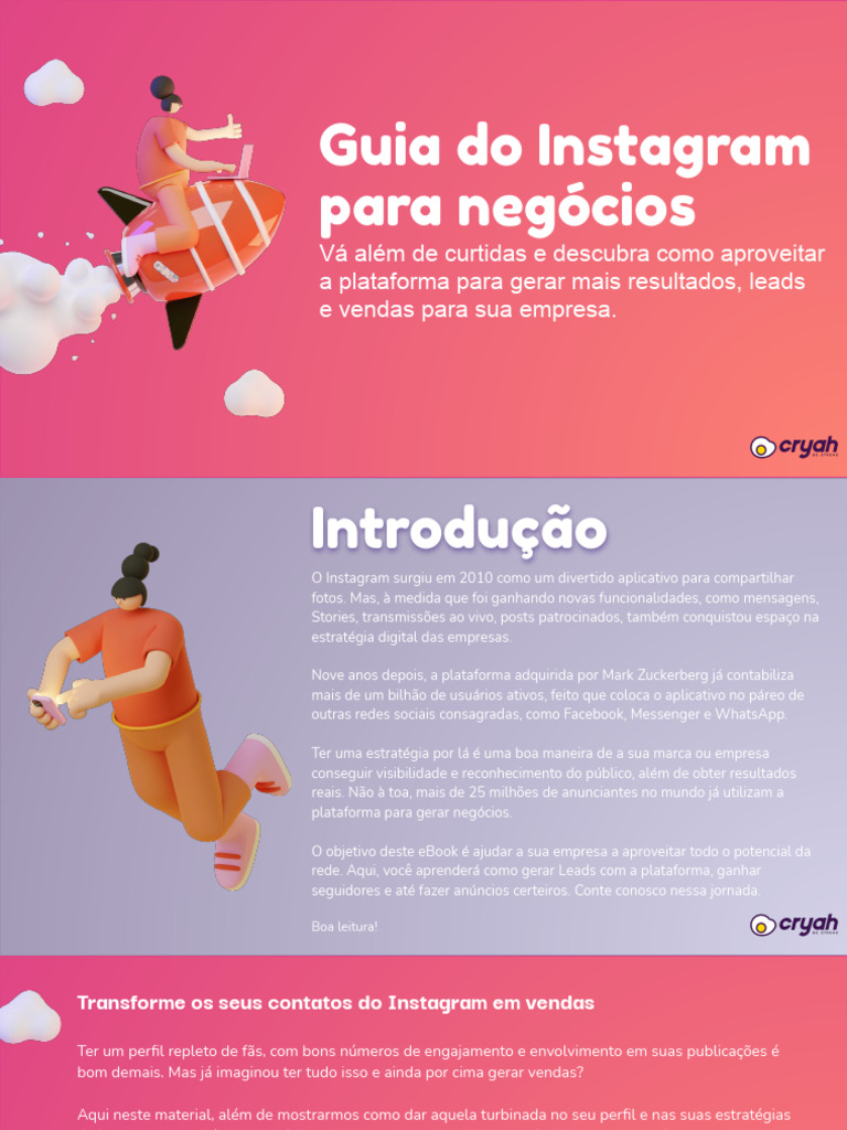 Instagram para Negócios: Guia Prático | PDF | Hashtag | Facebook