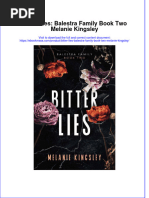 Read Online Textbook Bitter Lies Balestra Family Book Two Melanie Kingsley Ebook All Chapter PDF