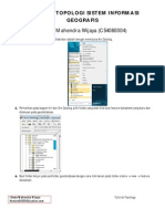 Tutorial Topologi Sistem Informasi Geografis