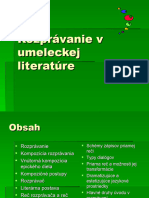 Rozprávanie V Umeleckej Literatúre