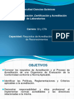 Requisitos de Acreditación y Reconocimiento