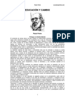 el compromiso del profesional con la sociedad - P. Freire