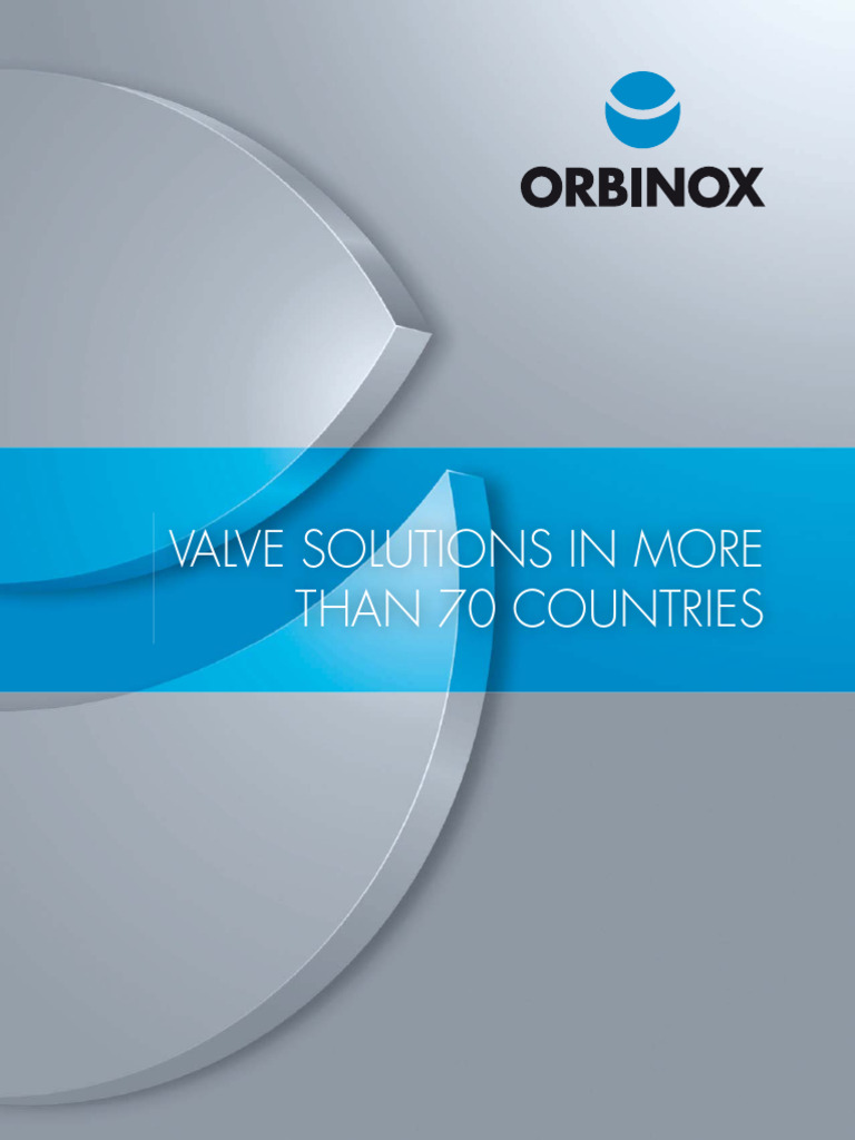 CP Orbinox | PDF | Valve | Actuator