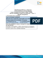 Guía de actividades y Rúbrica de evaluación - Unidad 2 - Tarea 3 -Métodos Etnográficos