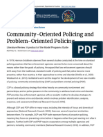 Literature Review - Community-Oriented Policing and Problem-Oriented Policing - Office of Juvenile Justice and Delinquency Prevention