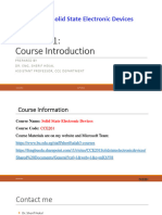 Lect 01 Course Introduction