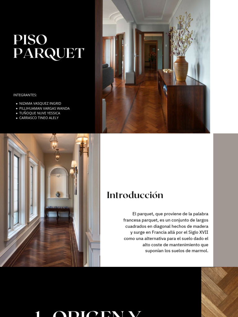 Historia y Tipos de Parquet | PDF | Madera | Adhesivo