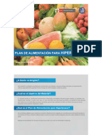 Plan de Alimentación Para Hipertensos