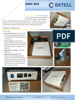 Ont GC1 Bridge Gpon 1 Ge Bktell - Datasheet