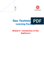 G3 Module 9 - Introduction To Gas Appliances
