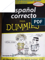 Español Correcto para Dummies Fernando Avila Norma S A Editorial