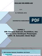 Topik 3  NW Gerakan Dakwah, Pendidikan, dan Sosial, Serta Semboyan Perjuangan TGKH. M. Zainuddin Abdul Majid