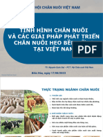 TS. Nguyễn Quốc Đạt - Tình Hình Chăn Nuôi Và Các Giải Pháp PTCN Heo Bền Vững Tại VN