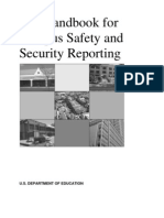 Clery Act Handbook 2011 - The Handbook For Campus Safety and Security Reporting