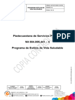 PG5 Programa de Estilos de Vida Saludable