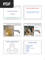 A Sequencia Analitica CEN0260 2011 Aula1 Alunos