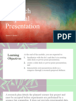 Research Proposal Presentation