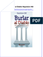 Read online textbook Burlar Al Diablo Napoleon Hill 2 ebook all chapter pdf 
