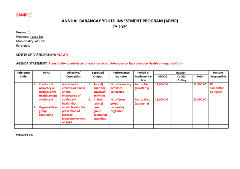 2025 Youth Health Program Agenda | PDF