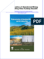 Read Online Textbook Phytorestoration of Abandoned Mining and Oil Drilling Sites Kuldeep Bauddh Ebook All Chapter PDF