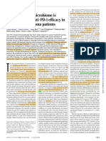 4.The commensal microbiome is associated with anti-PD-1 efficacy in metastatic melanoma patients