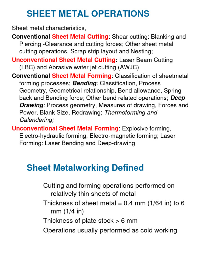 Sheet metal operations vrkomma download free pdf sheet metal crafts