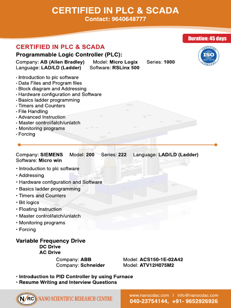 PLC, SCADA, and DCS Training Course | PDF