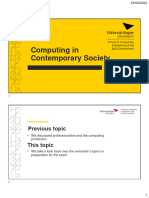 CCS Lecture 11 Revision