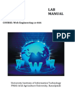 Web Engineering Lab-Manual