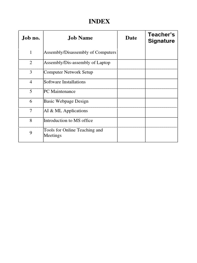 Index pdf