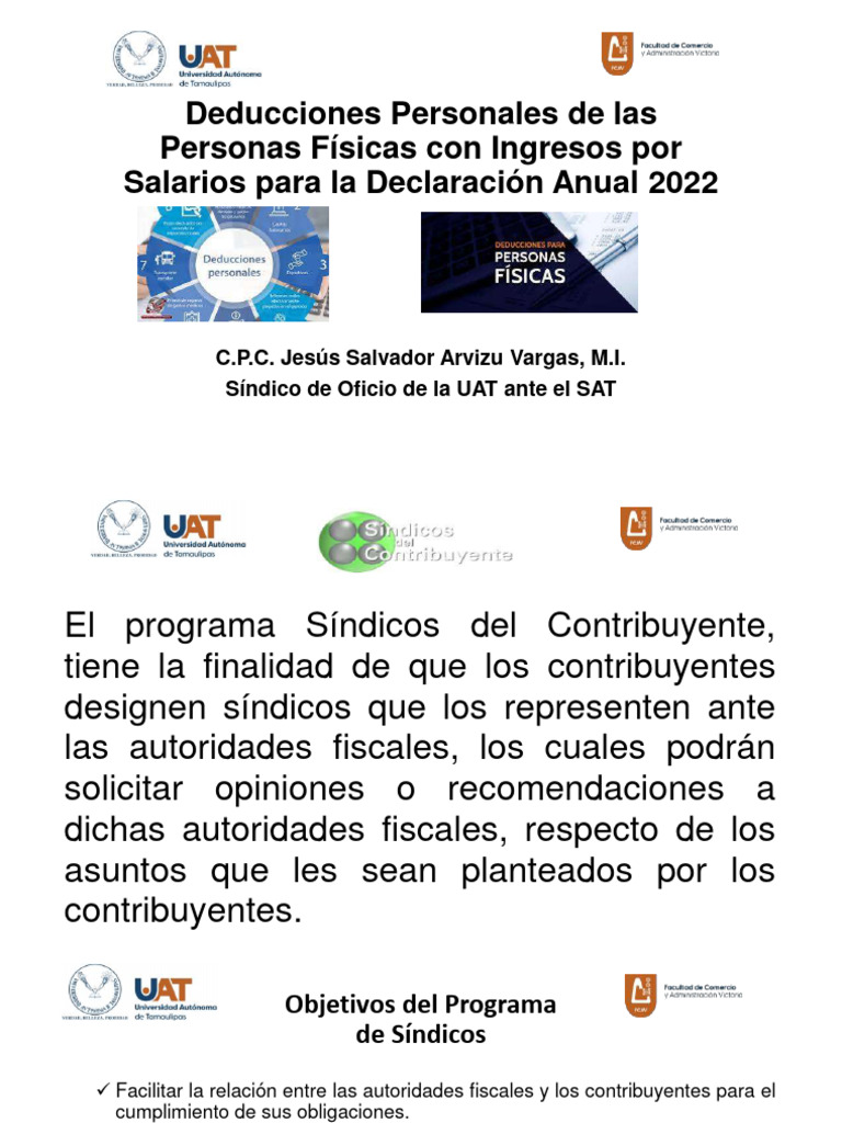 Deducciones Fiscales para Salarios 2022 | PDF | Odontología | Salario