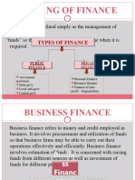 Meaning of Finance