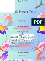 SIMPLE PRESENT TENSE TIME SIGNAL