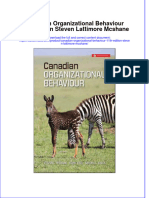 Read online textbook Canadian Organizational Behaviour 11Th Edition Steven Lattimore Mcshane ebook all chapter pdf 