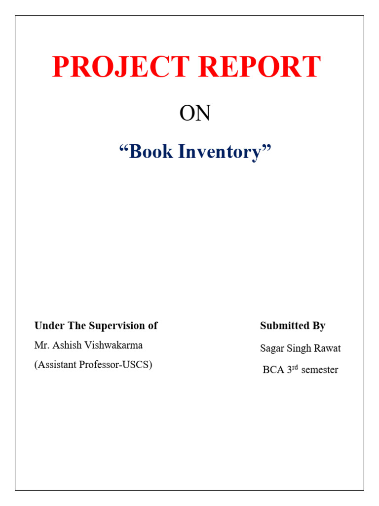 Python Dbms Project New One by Sagar Singh Rawat | PDF | Software ...