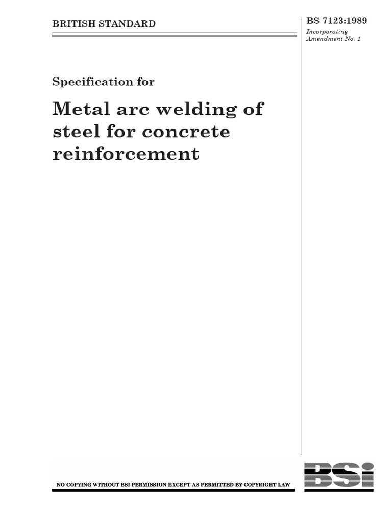 Metal Arc Welding for Reinforcement | PDF | Welding | Construction