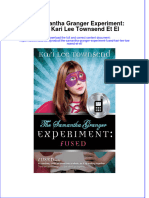 Read Online Textbook The Samantha Granger Experiment Fused Kari Lee Townsend Et El Ebook All Chapter PDF