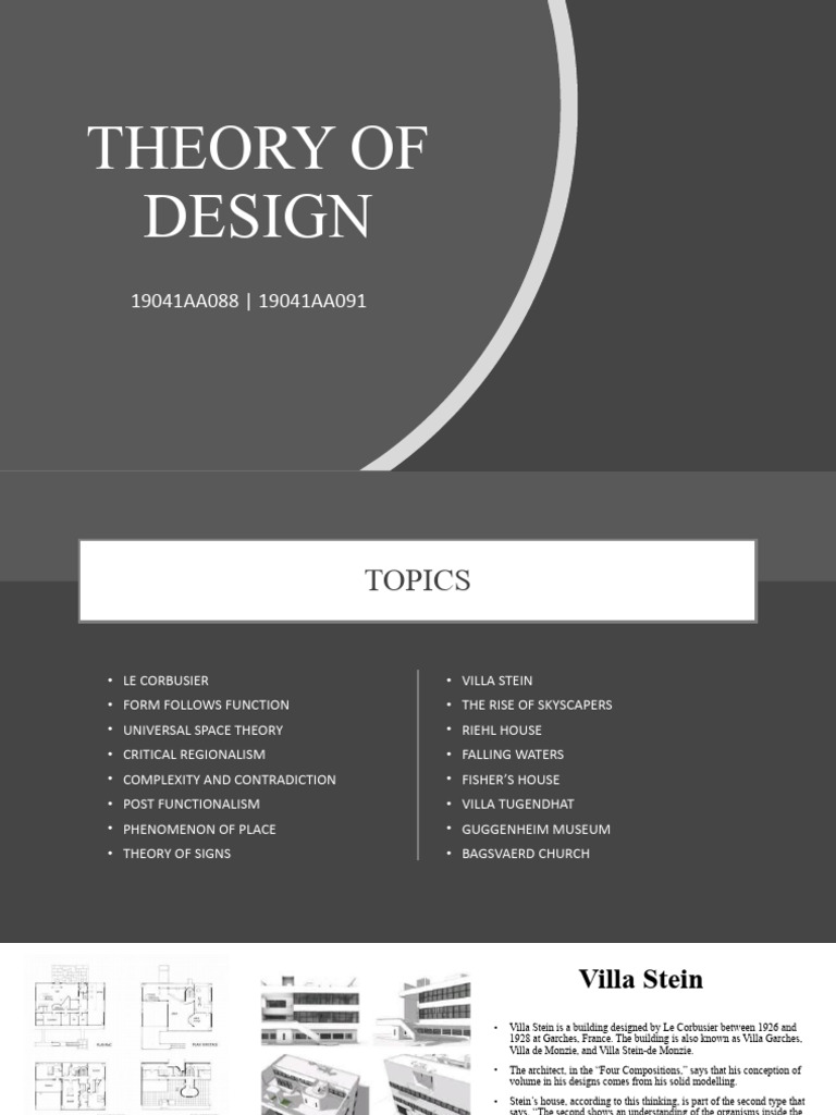 Architectural Design Theories Pdf Architectural Design Architecture