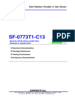 SF-0773T1-C13 Data Sheet