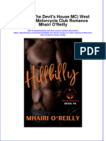 Read online textbook Hillbilly The Devils House Mc West Virginia Motorcycle Club Romance Mhairi Oreilly ebook all chapter pdf 
