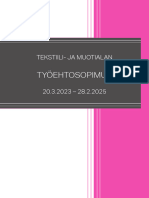 Tekstiili Ja Muotialan Tyoehtosopimus 20.3.2023 28.2.2025