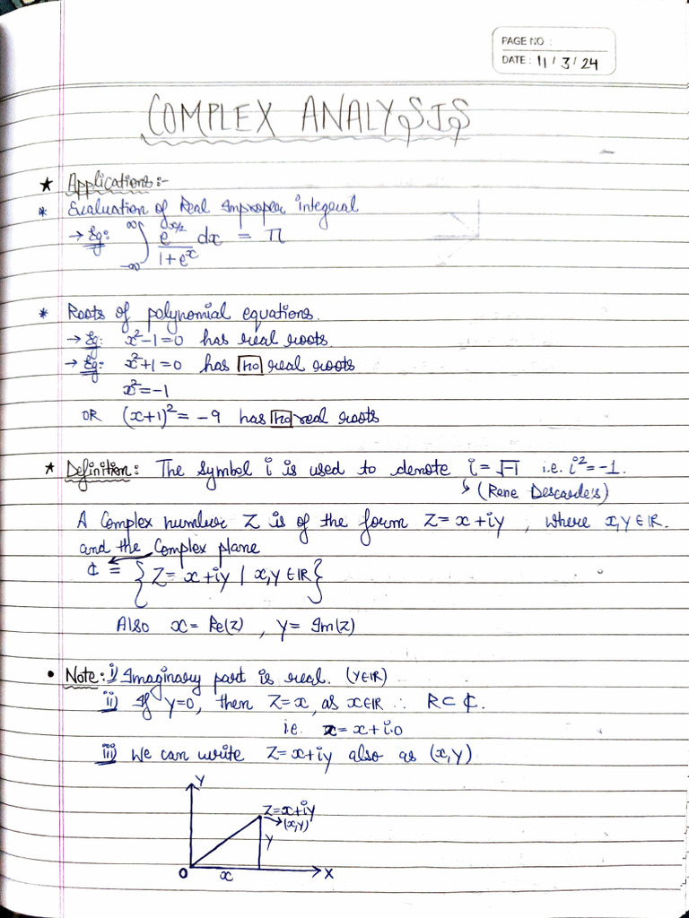 Complex Variable Equations Analysis | PDF